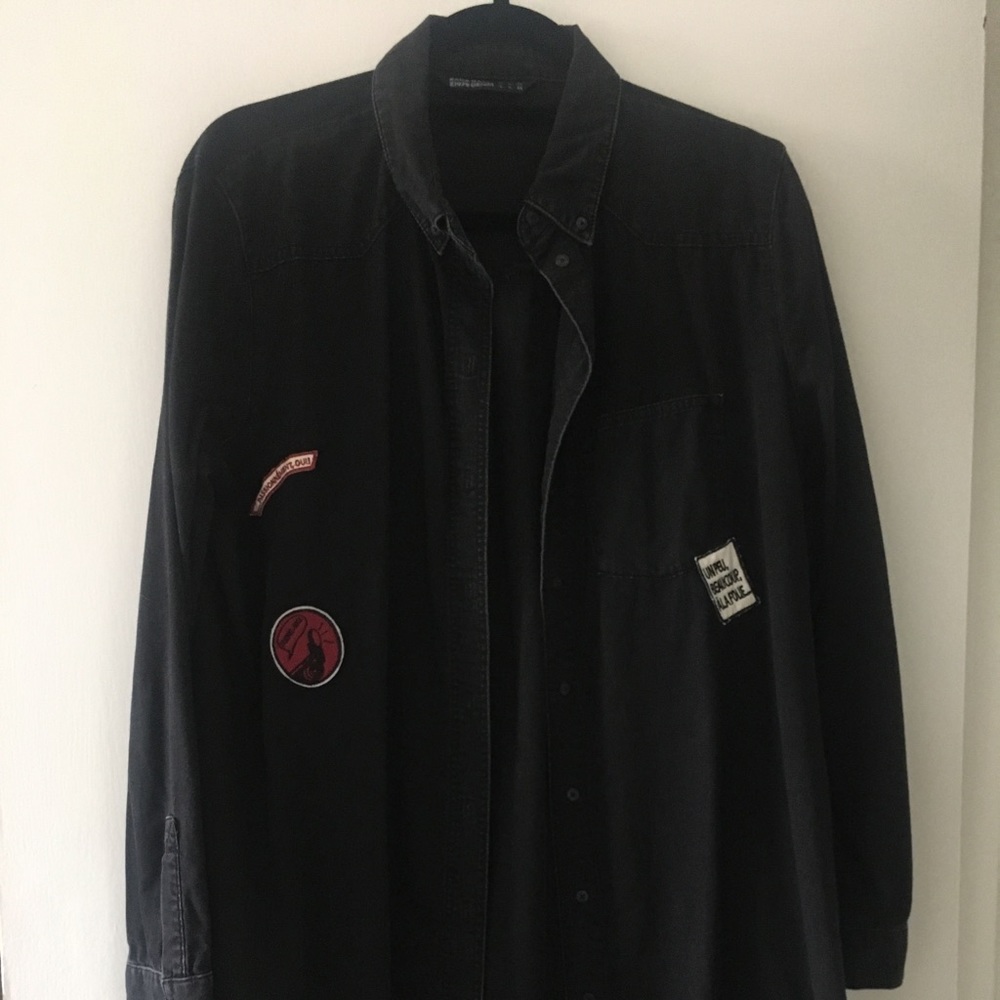 Zara Long Button Down - image 1